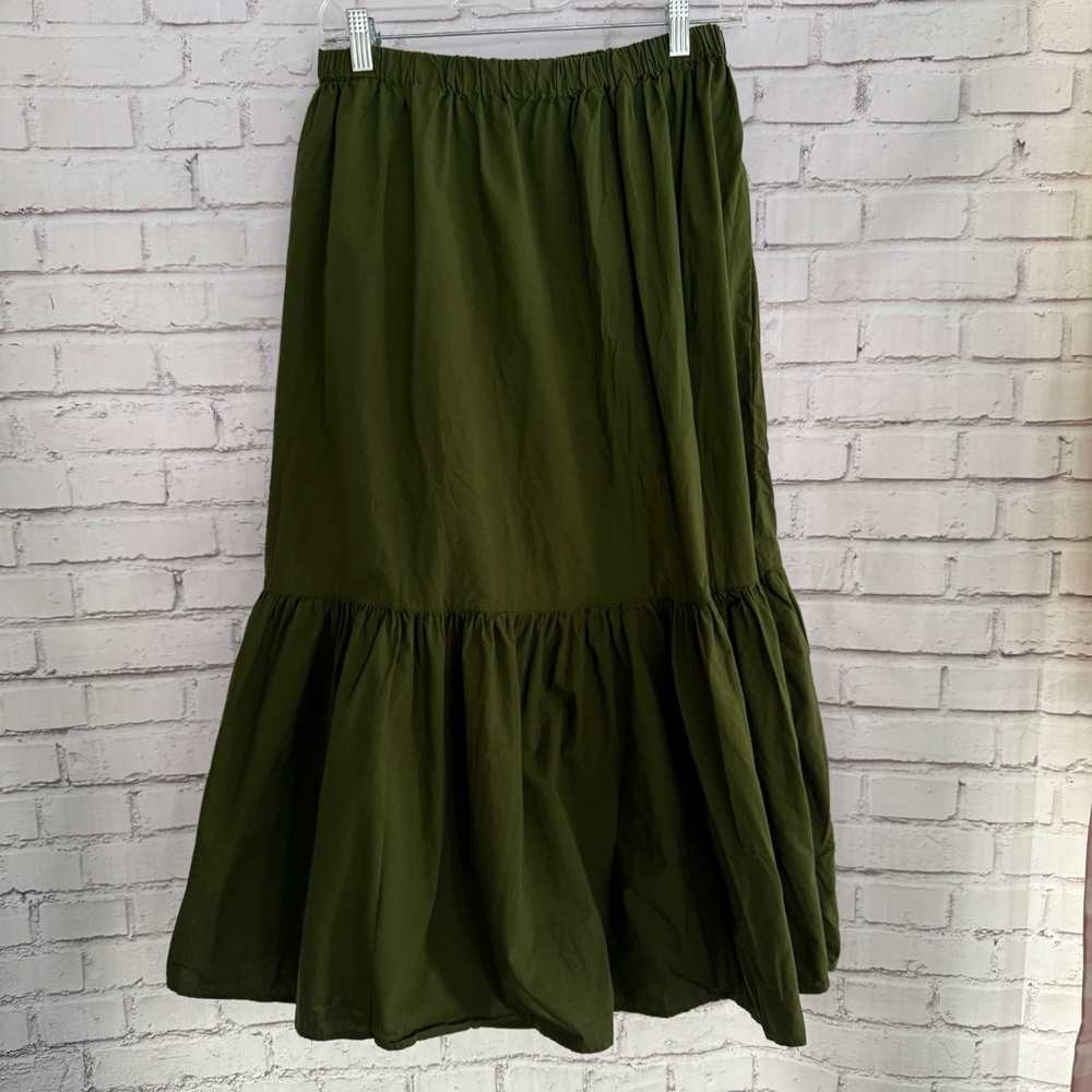 Universal Thread Olive Green Maxi Skirt